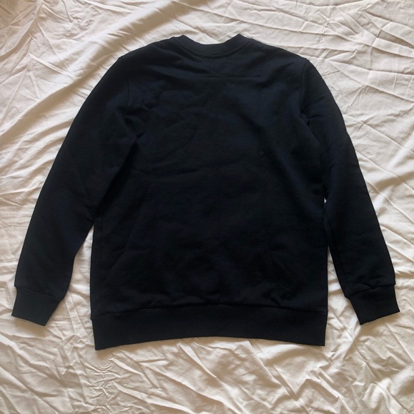 Givenchy Fashion Bambi Mirror Outline Pullover Sweatshirt Black and White Top - Picture 6 of 9